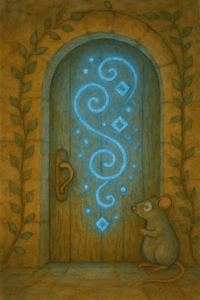 “The symbol shimmered like moonlight on water.”